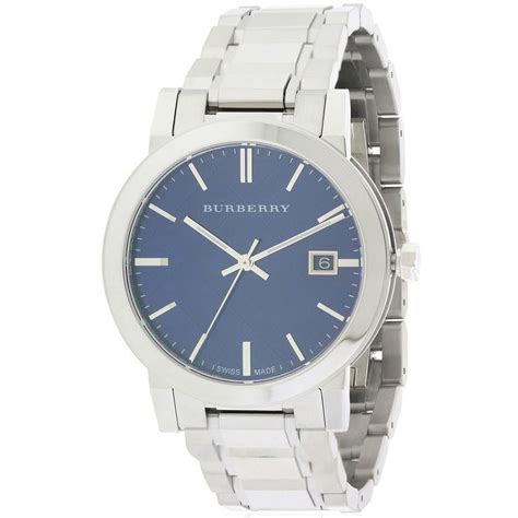 Burberry Large Check Stamped Mens Watch BU9031